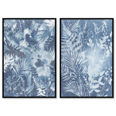 Blue Folliage Set Set by Oliver Gal