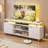 59" Modern TV Stand for TVs up to 65",TV Console with LED Lights, Power Strip, USB Ports & Adjustable Storage-777632894