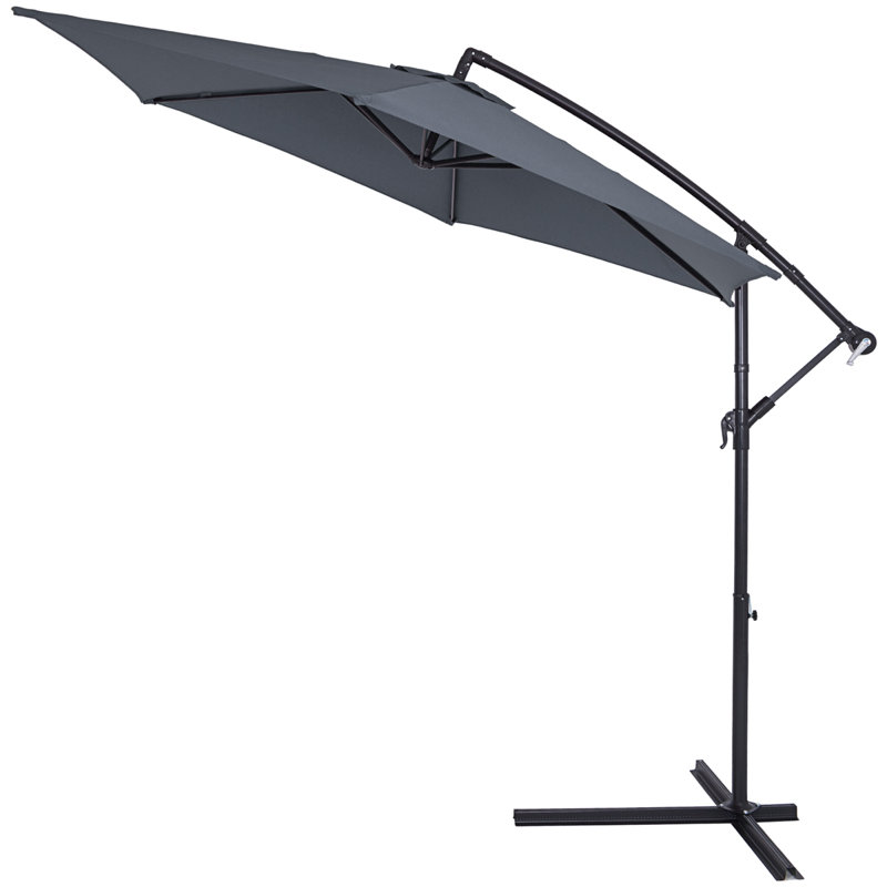 Liggett 3.3m Cantilever Parasol, Anthracite
