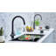 Durable 3-In-1 Tap + Square Drink Station Combo - Black/Stainless Steel with RO, Alkaline, Boiling-103551855