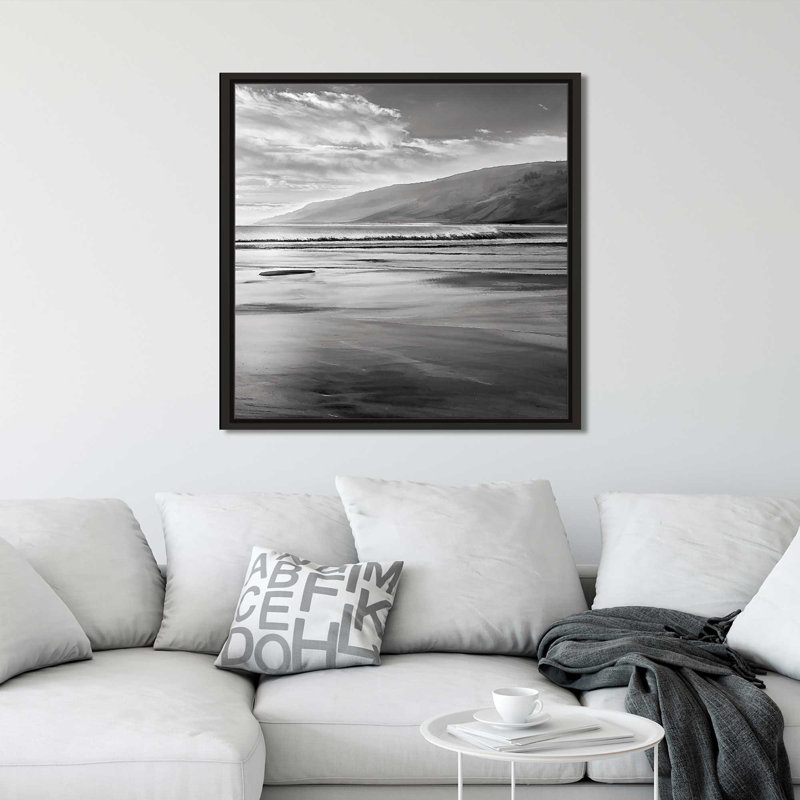 «Contemplating Dreams», reproduction, H 31,5 po x l 51,5 po x P 2 po, Cadre flottant noir