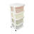 4 Drawer Storage Drawer with Wheels-5248880