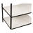 Bayshore 22'' W Metal Nightstand