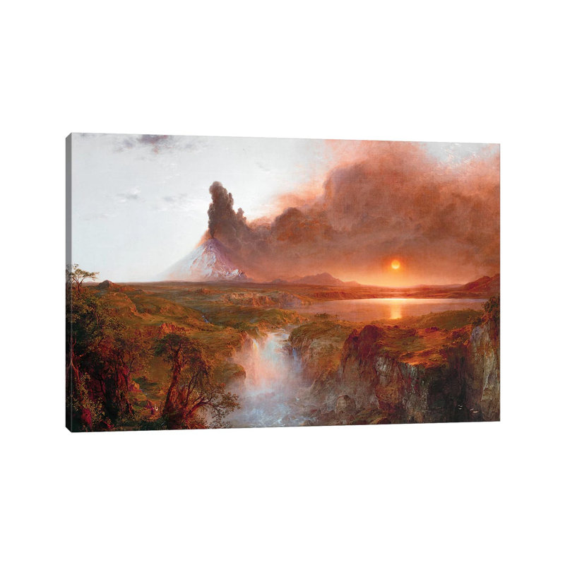 Cotopaxi, 1862 by Frederic Edwin Church - Painting on Canvas, Wrapped Canvas, 45.72cm H x 66.04cm W x 1.91cm D