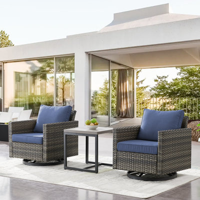 Nazime 2 Person Seating Group with Cushion