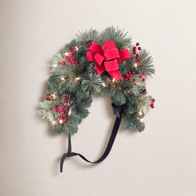 Hafner Lighted Faux Pine Swag
