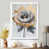White Picture Framed