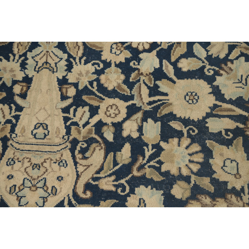 Tapis traditionnel bleu 10x13