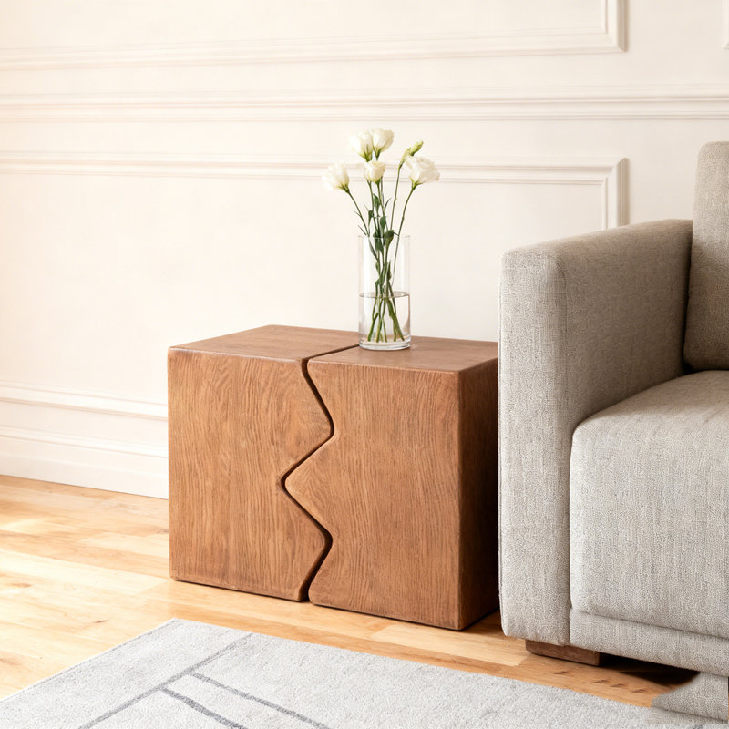 Ensemble de tables d'appoint, Naturel