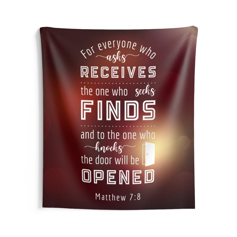 Polyester Tapestry, 60" H x 50" W