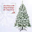 4.59' H Lighted Artificial Pine Christmas Tree