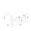 Causeuse modulaire Malena pour deux mélange parfait de confort et de style moderne-109268097