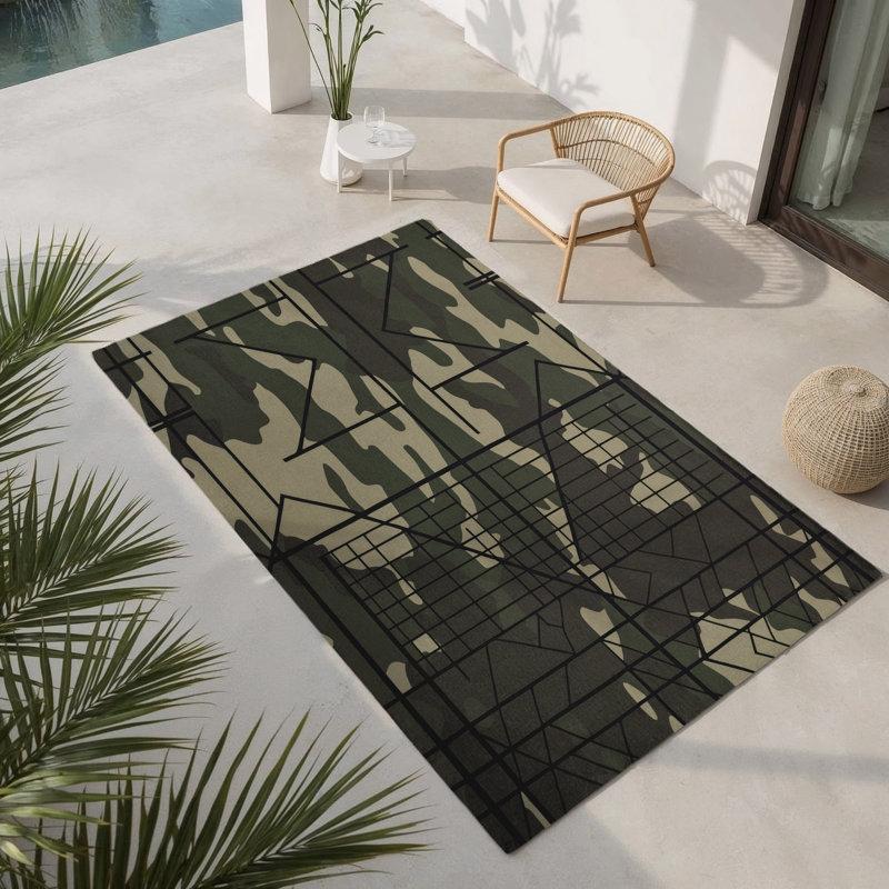 Tapis intérieur et extérieur Stealth Angle, Rectangulaire 2 pi x 3 pi