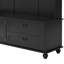 Banc de rangement pour chaussures 4 paires, rangement pour chaussures, banc à chaussures, armoire à chaussures pour hall d'entrée-1431374966