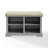 Simons Linen Blend Upholstered Storage Bench-1749999207