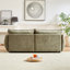 Élégant canapé modulaire pour le salon avec chenille - rembourrage épais, bois massif, coussins d'appoint, espaces modernes, structure en bois massif, rembourrage confortable,-1118799240-1118799238