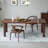 Walnut Solid Wood Dining Table-549534350