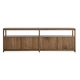 Open Plan Low Bookcase with Storage