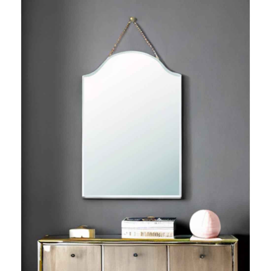 Etta Avenue™ Teen Adaline Glam Beveled Frameless Accent Mirror | Wayfair