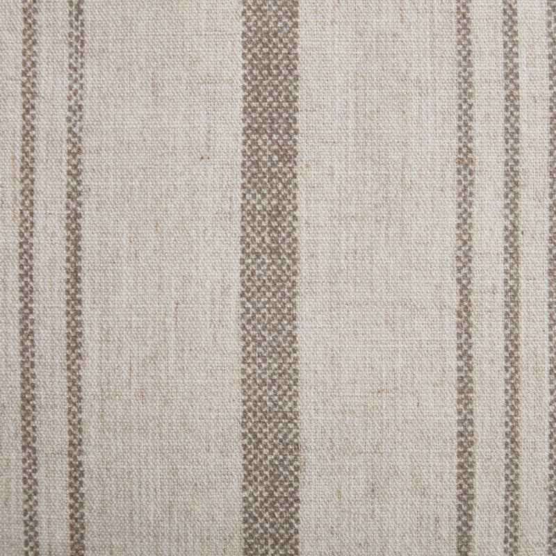 Ensemble de 2 chaises de salle à manger rembourrées en bois massif, Khaki Striped