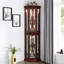 Vitrine de coin avec lumières-1841245180