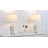 Allisan 25" USB Table Lamp Set with Touch Control and Bulbs-281081787