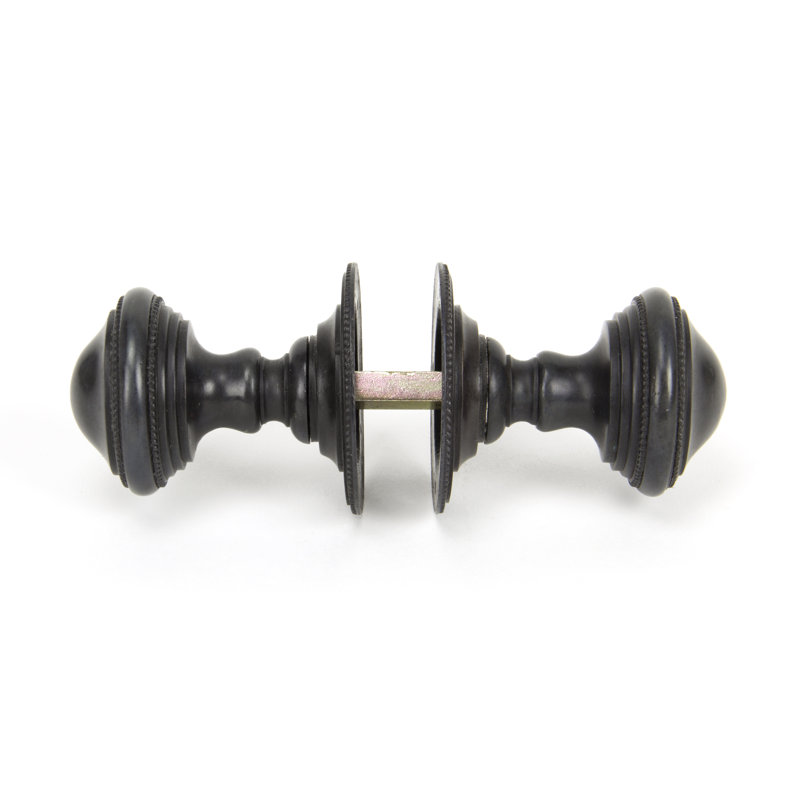 Brockworth Passage Door Knob, Aged Bronze
