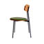 Ensemble de chaises de salle à manger rembourrées avec dossier en bois courbé et siège rembourré pour le salon, la salle à manger et la cuisine