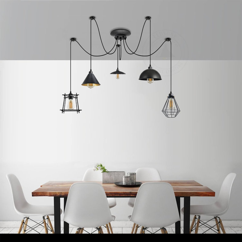 5 - Light Black Novelty Pendant