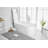 Jakeil 71'' x 31.4'' Soaking Acrylic Bathtub-108229816