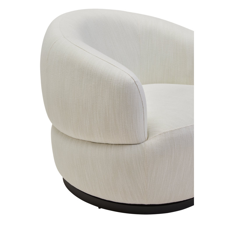 Bordo Upholstered Accent Chair, Cream