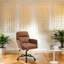 Adjustable Height Office Chair With Synthetic Pu Leather-426430664