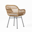 Chaises en faux rotin avec coussins Rodney-650122106