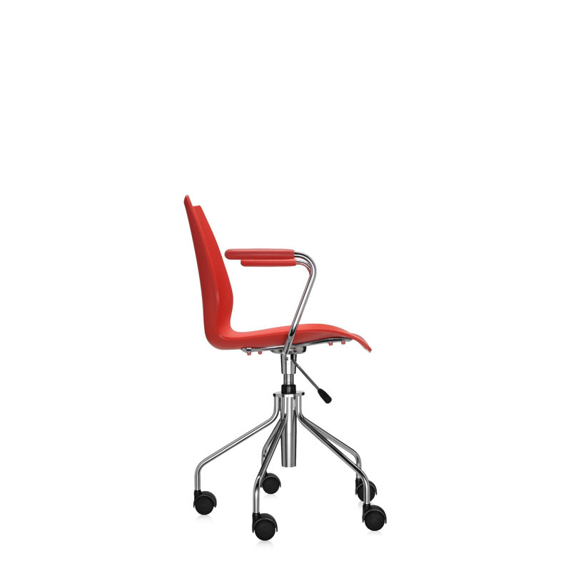 Maui Swivel Task Chair, Red