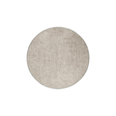 Machine Washable Beige Area Rug