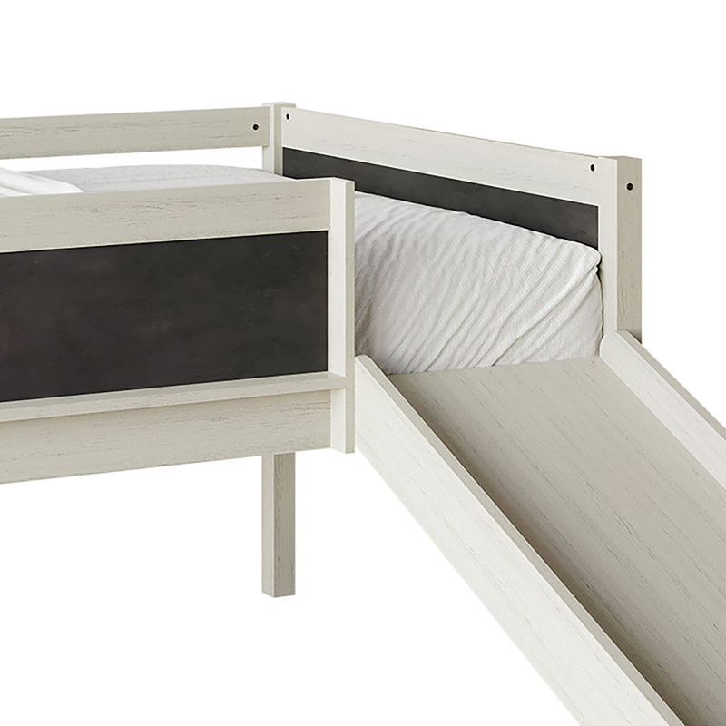 Airielle Kids Twin Loft Bed, Antique Gray