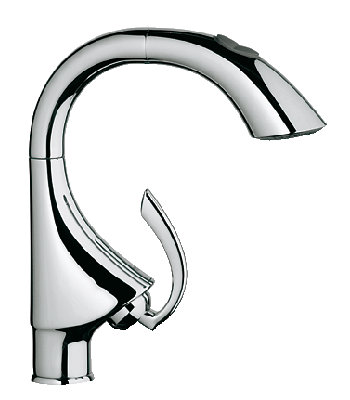 K4 Single Handle Hole Bar Faucet with Dual Spray Pull Out and SilkMove®