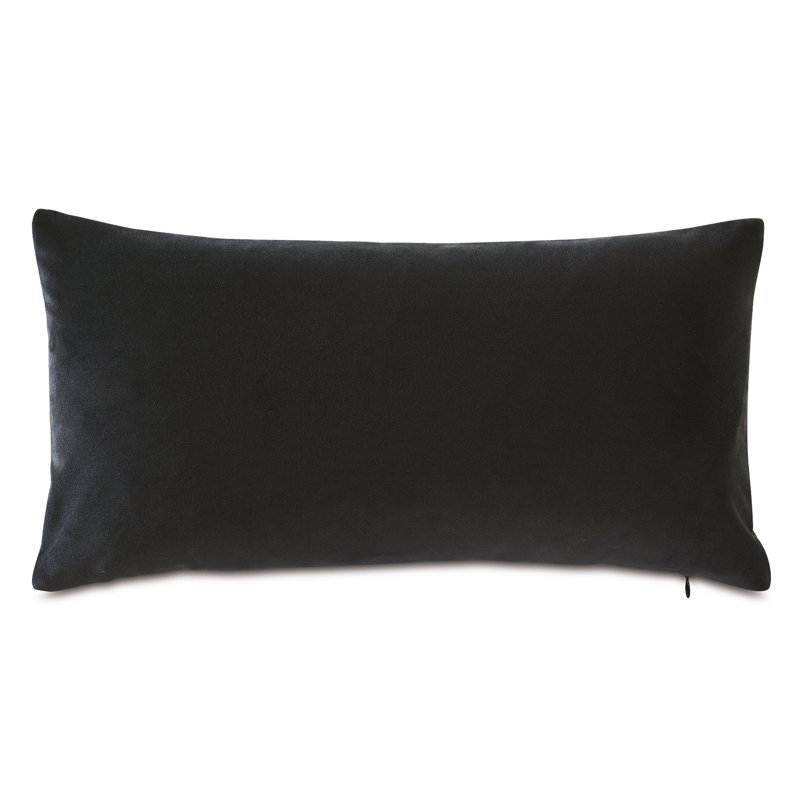 Tudor Lumbar Pillow Cover & Insert, Onyx