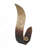 7.9x3.5x14.6" Sculptural Metal Pillar Holder With Ombre Gold And Bronze Finish