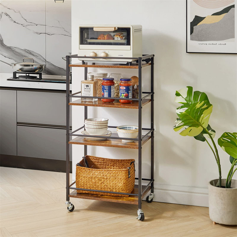 Aljandro Metal Bar Cart