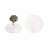Mercer41 Stella Stone And Glass Jar, Clear/Frost-1223561658