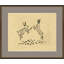 Bunny High Five Framed Drawing Print by Yuki Osada