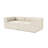 Elegant 2-Seat Sofa, Ecru Linen Upholstery, 84.3 x 26.0 x 41.3 inches | 100% Hornbeam Frame, 32 DNS Foam for Comfort, Durable Plastic Legs | Perfect for Living Room, Modern Design & Cozy Seating Solution-1531900134
