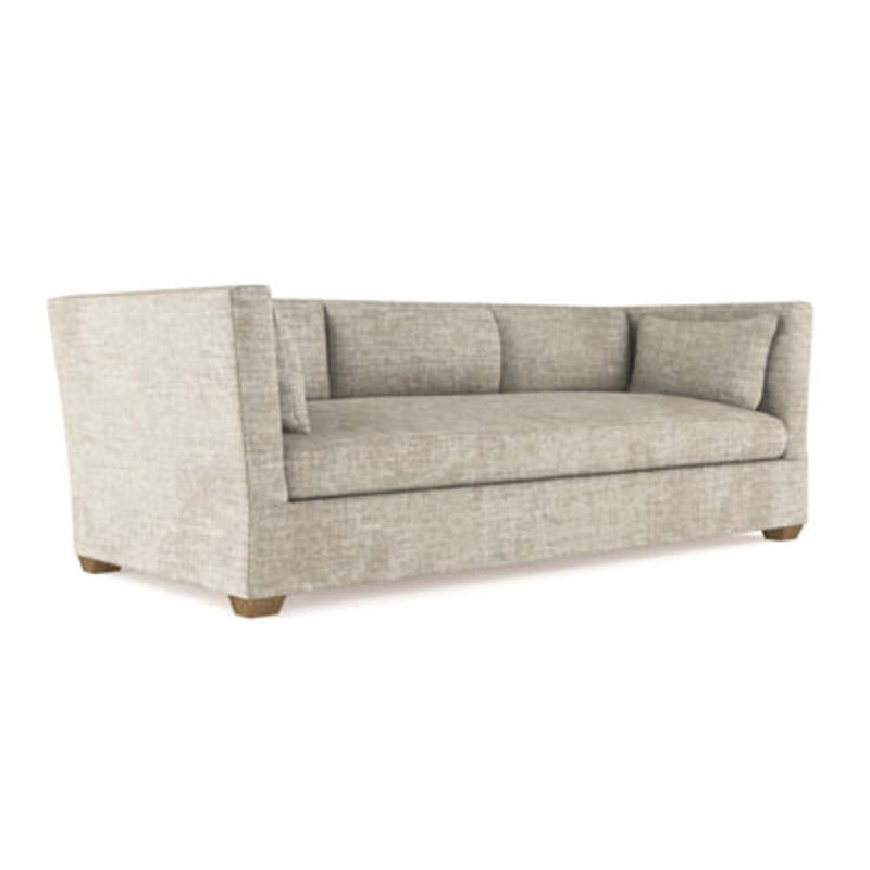 Canapé Rivington, H 31 po x l 108 po x P 37 po, Velours écrasé huître, Patiné