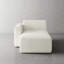 Chaise longue simple en velours côtelé Berlare-944318872