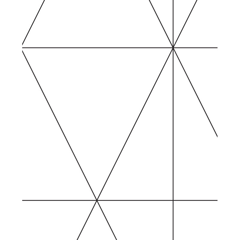 Panneau de papier peint auto-adhésif Mckim Diamond Lines, L 2 pi x H 18 pi