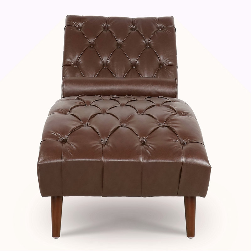 Chaise longue rembourrée