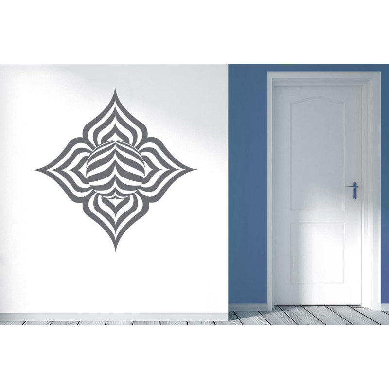 Abstract Wall Decal, Grey