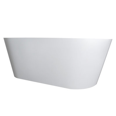 Baignoire de trempage de 67 pouces, autoportante et confortable, surface blanche mate, fabrication convenant à une salle de bain familiale