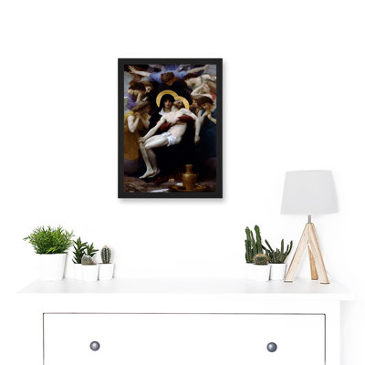 Pieta Jesus Mary Christian 1 Piece Single Picture Frame Painting